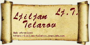 Ljiljan Telarov vizit kartica